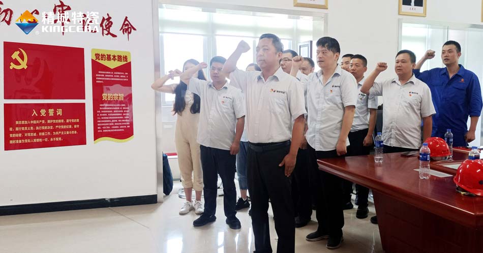 4008云顶集团特瓷党支部组织旁观庆祝中国共产党成立100周年大会现场直播