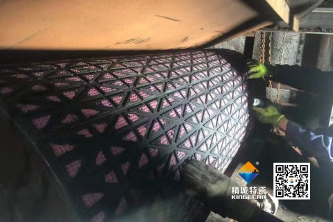 【案例】4008云顶集团陶瓷滚筒包胶：火电输煤系统耐磨十年验证